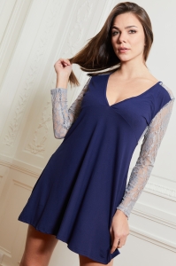 50188a-kil Marine - Camisa de noite