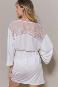 80208-luna Ivory - Vestido