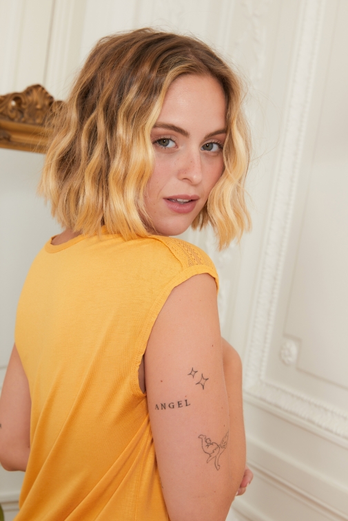 11072-dola Ocre - Camisa de noite