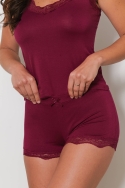 11089-dalo Bordeaux - Camisole / shorts set, image n° 4