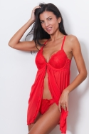 132614-orap Red - Camisa de noite / conjunto fio dental, image n° 1