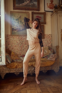 88102-selena Bege - Conjuntos de pijamas