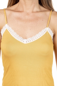 11056-ralo Mustard - Camisole / shorts set