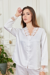 98111-vala Blanc - Ensembles pyjama