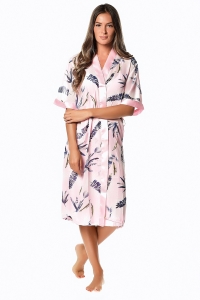 Hamy Rose - Conjunto de camis&oacute;n y albornoz 0