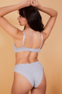 80067-emy-ensemble Cinzento - Conjunto soutien / tanga