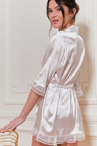 77037-tatiana Ivoire - Peignoir
