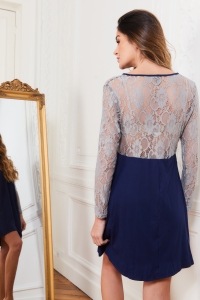 77005-debby Navy - Conjuntos de pijama