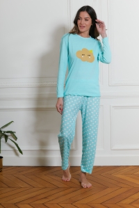 77056-sahar Vert - Ensembles pyjama