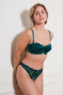 416198-dil Green - Bra and thong set, image n° 1