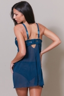 416205-zali Blue - Nightie / G-string set, image n° 4