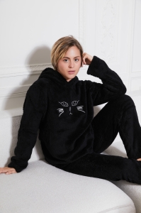 77124-angie Negro - Conjuntos de pijama 0