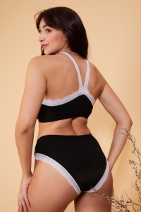 80068-frany-set Preto - Conjunto soutien / Shorty