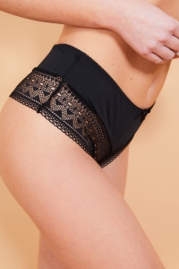 3641-lys Black_white_navy - Stockings