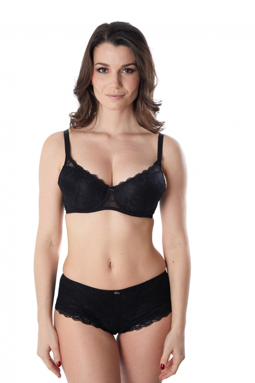 7007-reverie Black - Bra