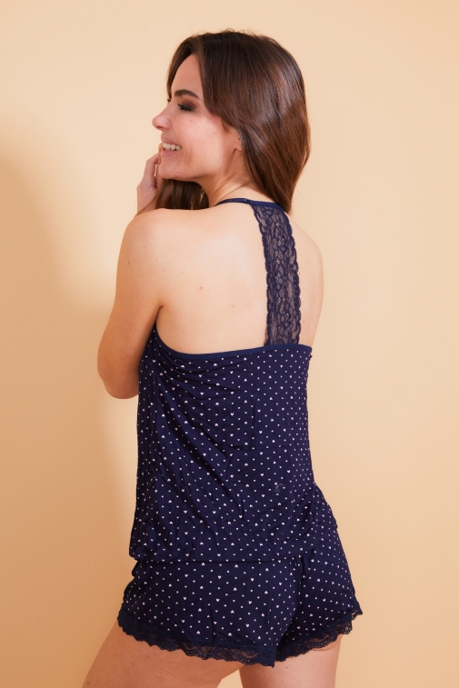 70078-betsy-set Navy - Camisola / conjunto de calções