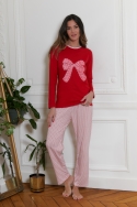 77057-rina Rouge - Ensembles pyjama, image n° 2