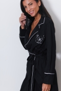8607-nina Noir - Peignoir, image n° 4