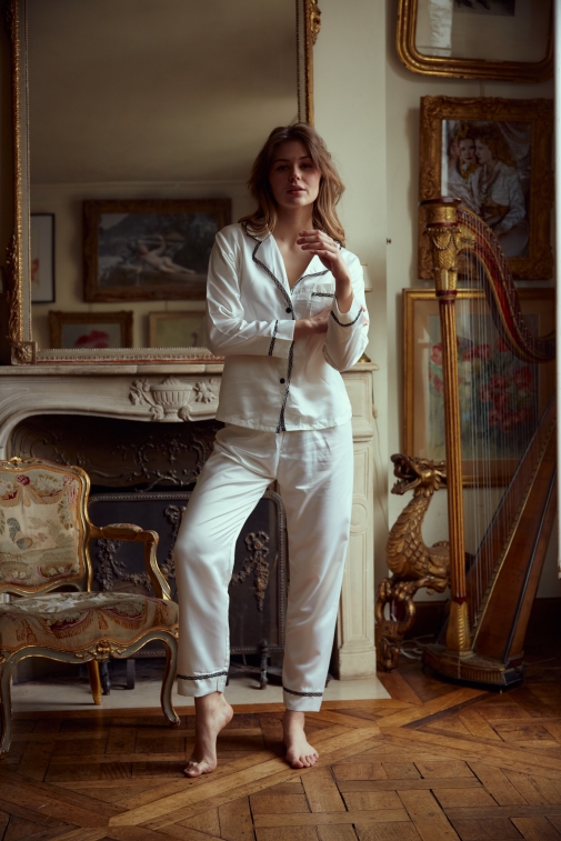 88113-ornella Ivoire - Ensembles pyjama