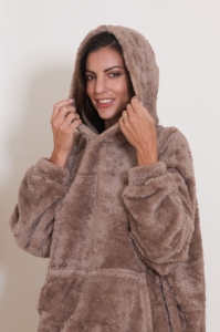 9124f-leeza Choco - Peignoir