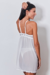 132614-orap White - Nightie / G-string set
