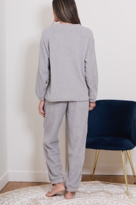 06431-siri Grey - Pyjama sets