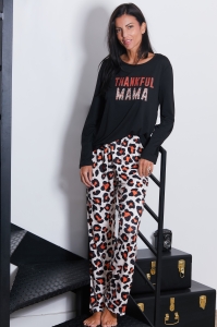 58123-emma Leopardo - Conjuntos de pijama