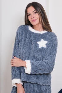 2235-kalo Grey - Pyjama sets
