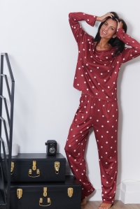 3817-jade Rouge - Ensembles pyjama