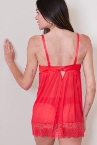 416255-raza Rouge - Ensemble nuisette / string