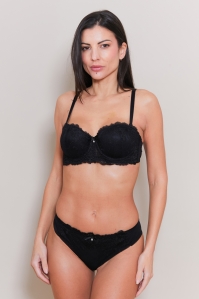812614-asim Noir - Ensemble soutien-gorge / tanga