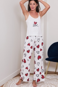 3402-gali Blanc - Ensembles pyjama