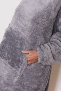 9124f-leeza Gris - Peignoir