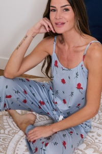 4143-masalp Azul - Conjuntos de pijama