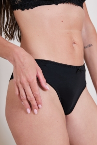 42209-voli Noir - Ensemble soutien-gorge / tanga