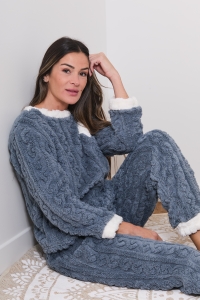 5322-loka Cinzento - Conjuntos de pijama