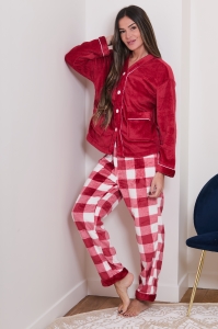 4135-imaz Rojo - Conjuntos de pijama 0