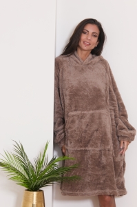 9124f-leeza Choco - Peignoir