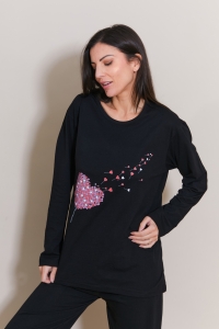 77415-snezan Preto - Conjuntos de pijama 1