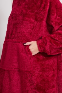 F2419-azalee Bordeaux - Bathrobe 1
