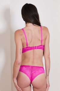 42209-voli Fushia - Conjunto de sujetador y tanga