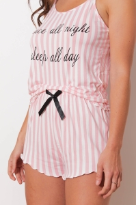 F421-danse Pink - Conjunto camisola / calções