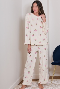 13447-pasta Beige - Conjuntos de pijama