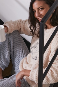 6035-fola Bleu - Ensembles pyjama