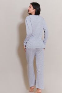 77410-yulien Gris - Ensembles pyjama