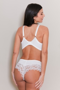 416208-orly Blanc - Ensemble soutien-gorge / shorty