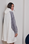 F2418-aubepine Grey - Bathrobe, image n° 4
