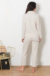 X3422-boli Beige - Ensembles pyjama