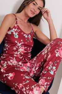 10039p-abab Bordeaux - Conjuntos de pijama