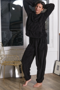 5119-woli Noir - Ensembles pyjama